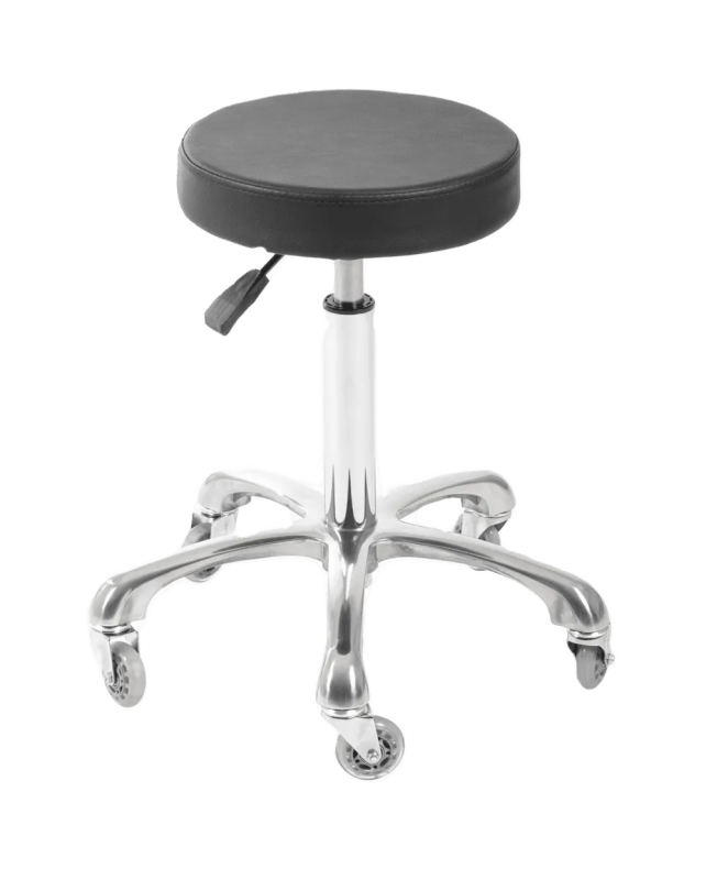 Tabouret professionnel 5 roues silicone