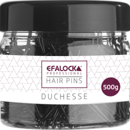 Pinces cheveux plates noires  5 cm