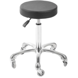 Tabouret professionnel 5 roues silicone